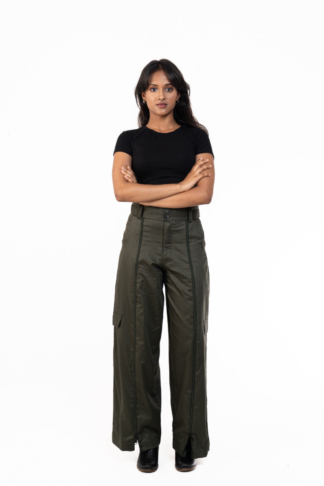 Zipper Pants (Green)