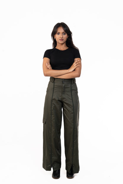 Zipper Pants (Green)
