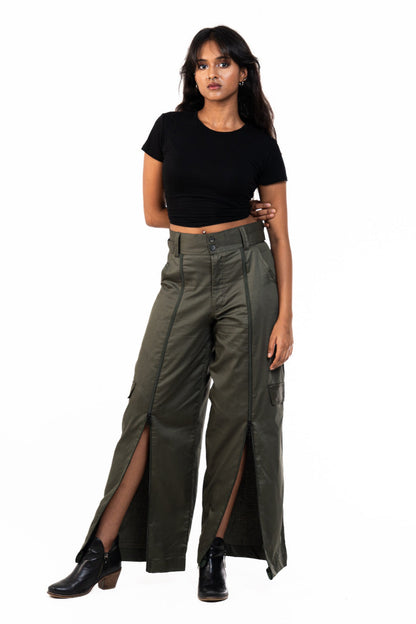 Zipper Pants (Green)