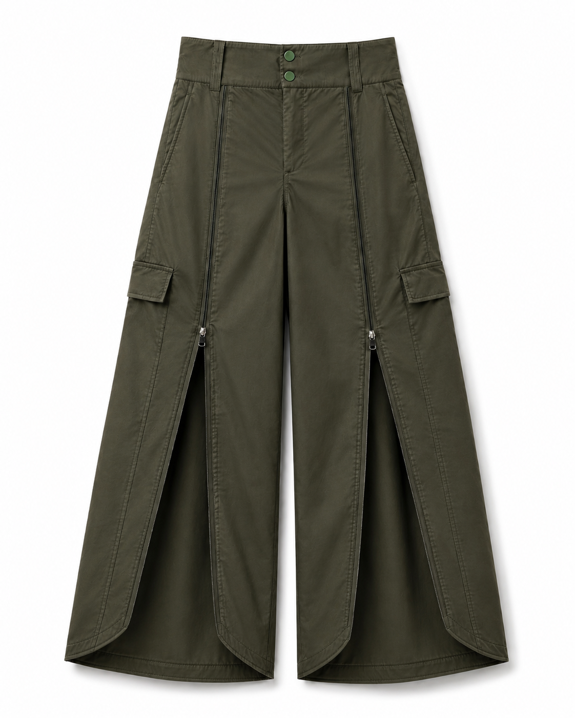 Zipper Pants (Green)