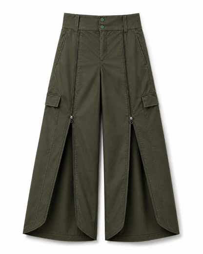 Zipper Pants (Green)