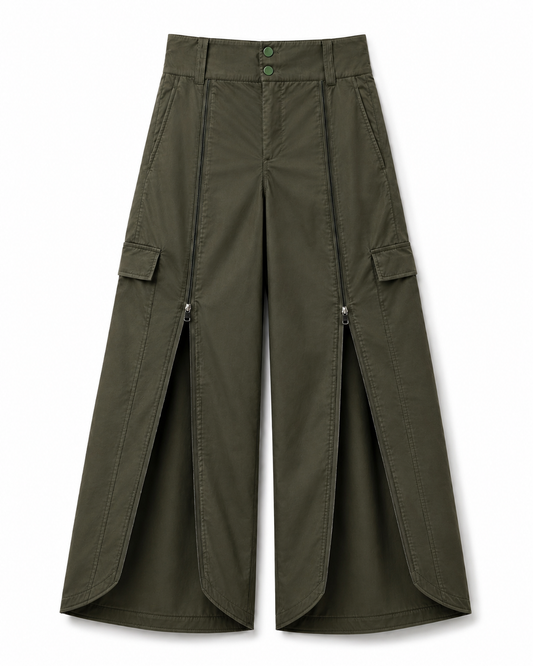 Zipper Pants (Green)