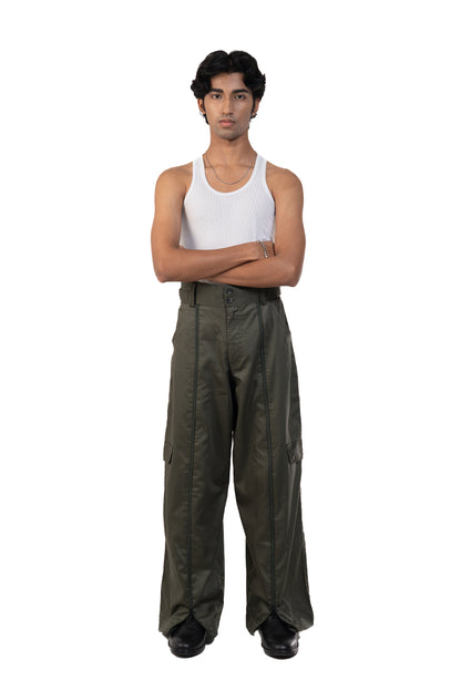 Zipper Pants (Green)
