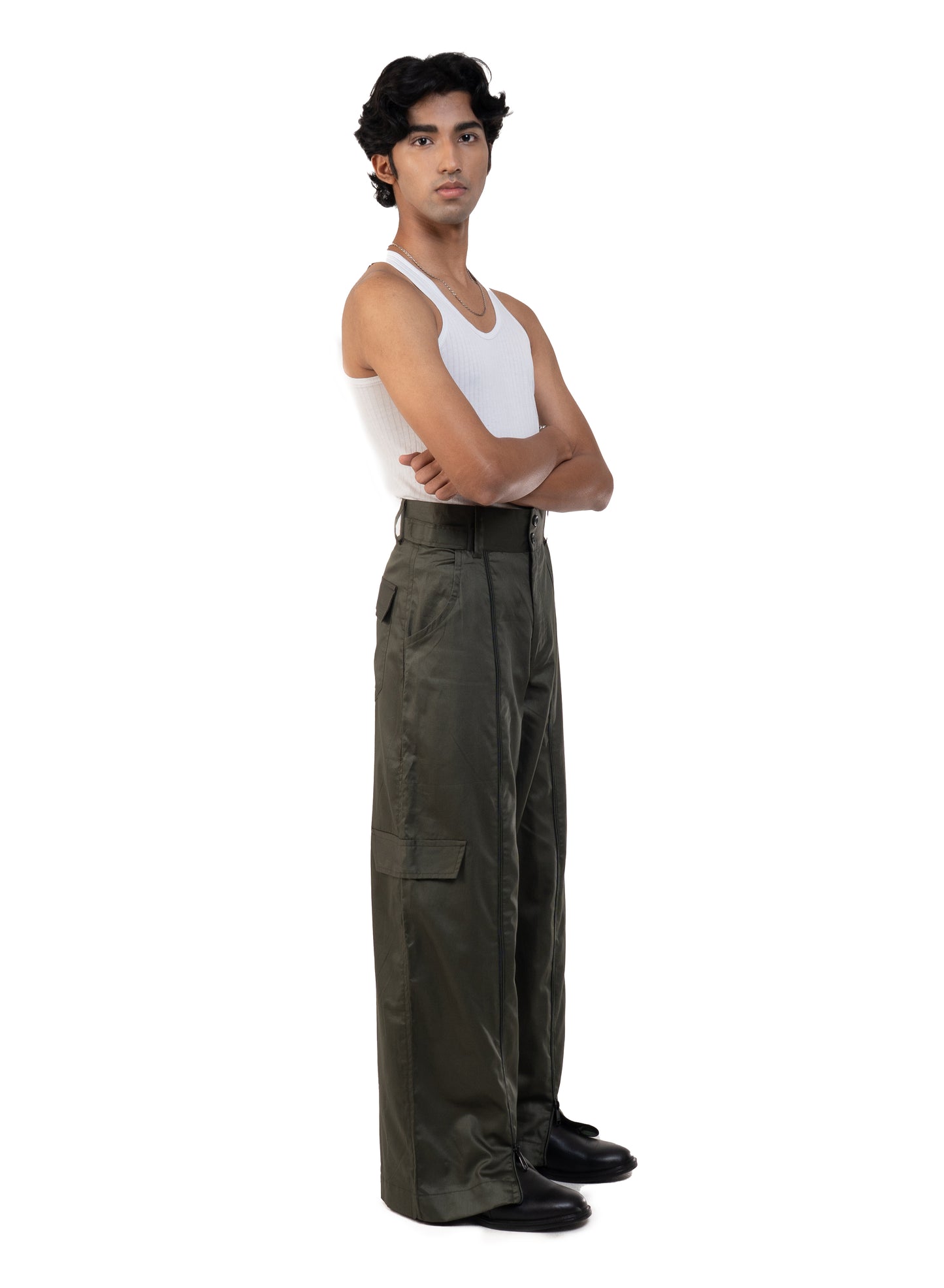 Zipper Pants (Green)